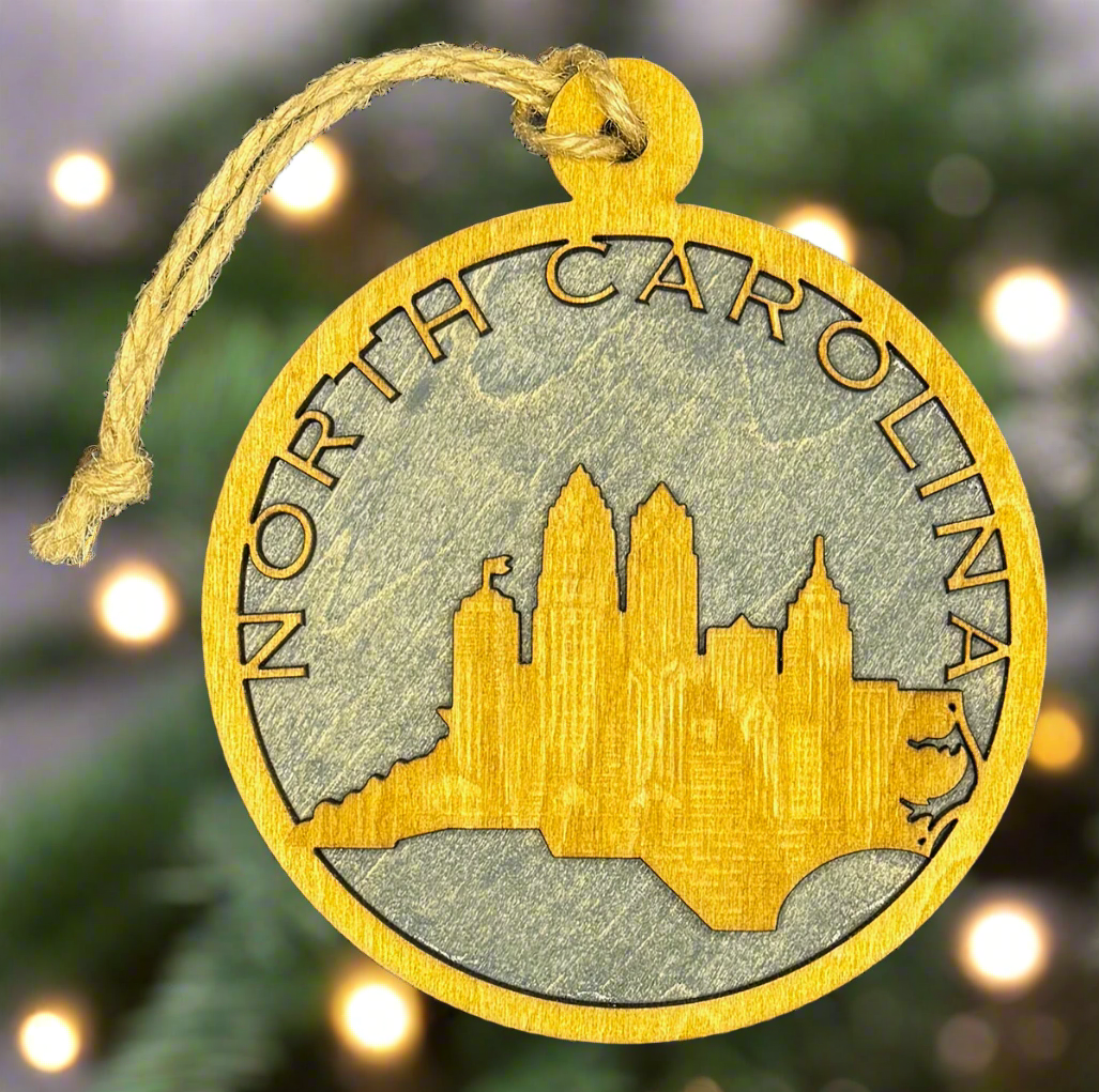 North Carolina Christmas Ornament