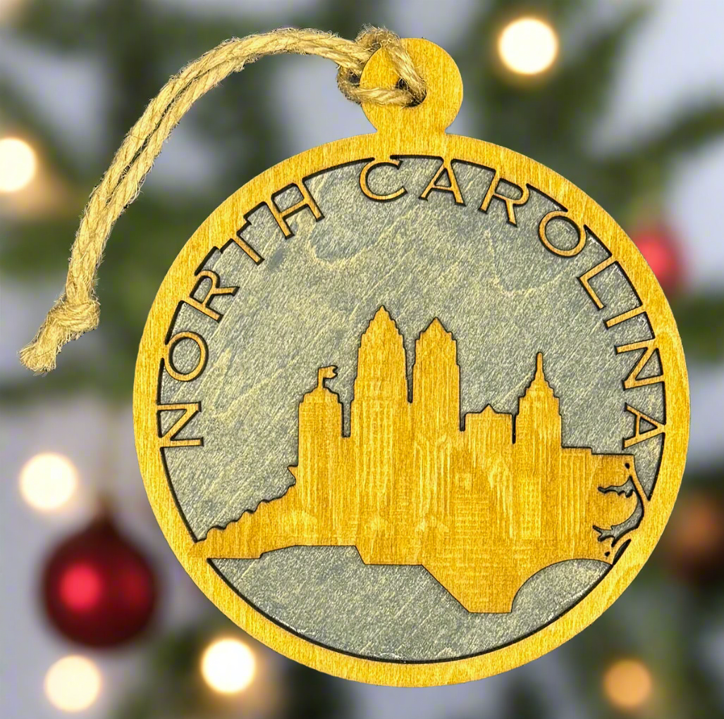 North Carolina Christmas Ornament